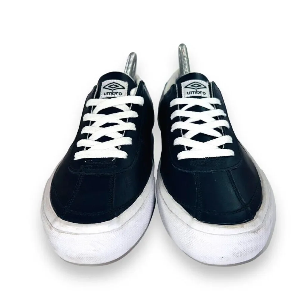 Umbro Brooklyn Leather Casual Shoes Navy / White UML1002SL Men's 8‎